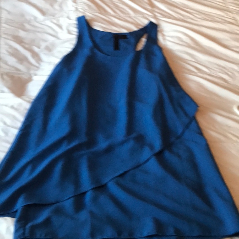 Blue petticoat alley dress Sz med
